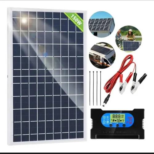 Kit de panel solar con controlador de carga's photo #1