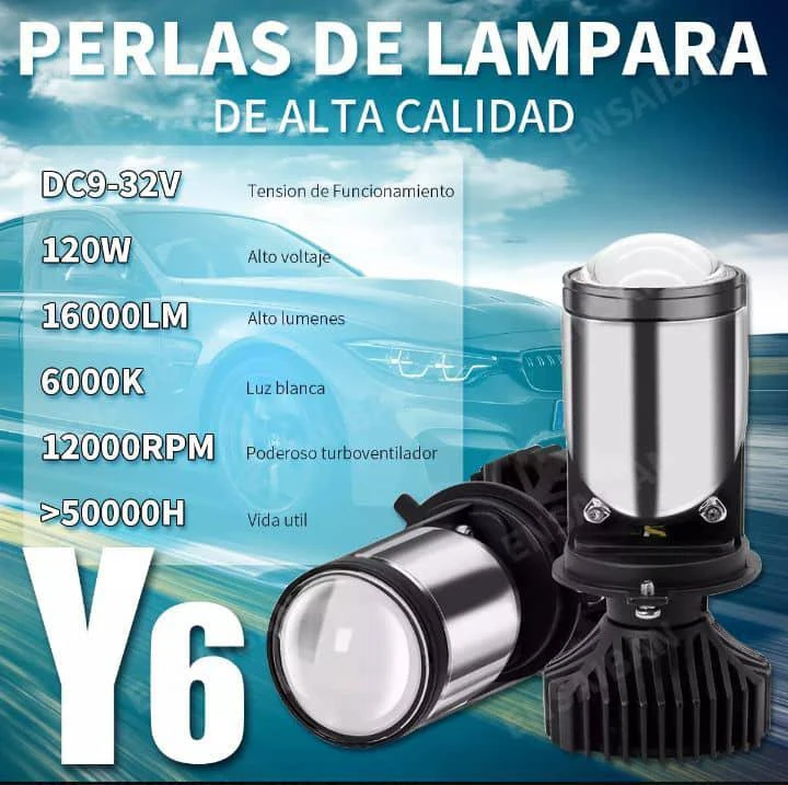 H4 Led Lupa CSP 16mil lumenes 120w's foto | Thandy LED & HOME |  BizneCubano