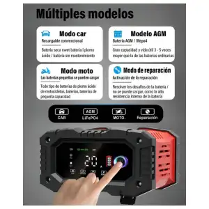 Cargador de baterias 12v20ah 24v10ah miniatura 2