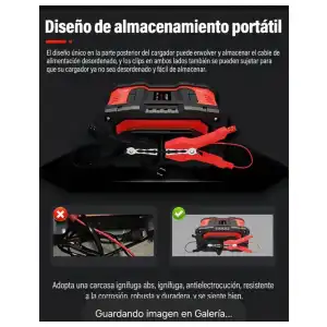 Cargador de baterias 12v20ah 24v10ah miniatura 4