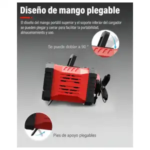 Cargador de baterias 12v20ah 24v10ah miniatura 5
