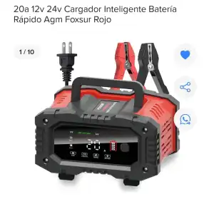 Cargador de baterias 12v20ah 24v10ah miniatura 1